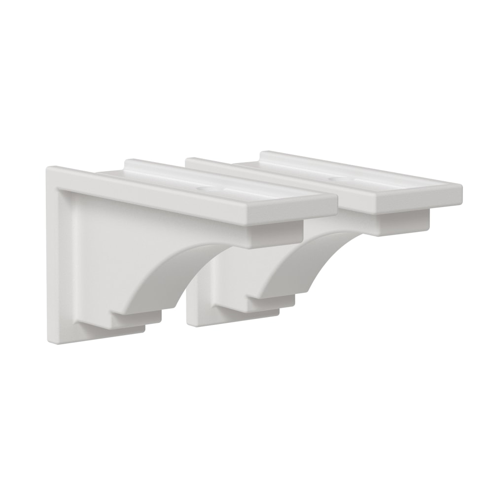 Mayne Fairfield Corbels, 6-1/2in x 3-3/4in, White, Pack Of 2 Corbels MPN:5856-W