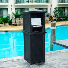 Mayne® Lakeland Single Unit Towel Valet Black 8872-B