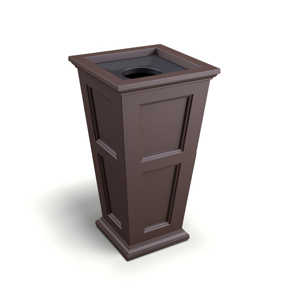 Mayne Fairfield Polyethylene Waste Bin, 24 Gallon, Espresso MPN:8874-ES