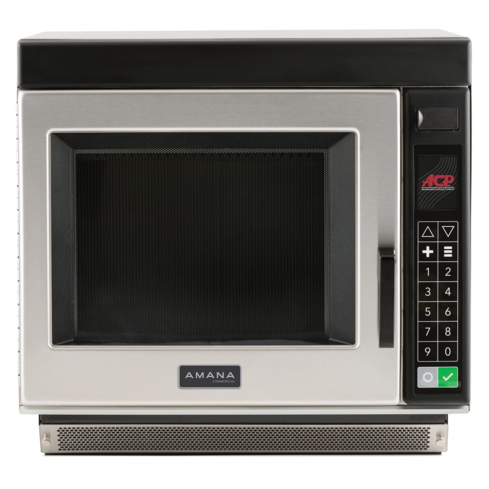 Amana RC Series Commercial Countertop Microwave, 1.0 Cu. Ft., Silver MPN:RC17S2