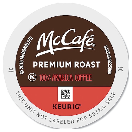 Coffee, Premium Roast, Pod, Caffeinated, Ground, 8.3 oz, 24 PK MPN:7465