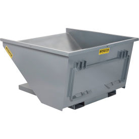 Wright® Light Duty Quick Attach Hopper 1-1/2 Cu. Yd. 3000 lb. Capacity Gray 15055QA
