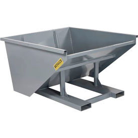 Wright® Heavy Duty Quick Attach Hopper 1-1/2 Cu. Yd. 4000 lb. Capacity Gray 15077QA