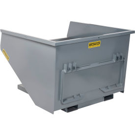 Wright® Light Duty Quick Attach Hopper 2 Cu. Yd. 3000 lb. Capacity Gray 20055QA