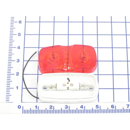 Inside Light Assemblies, Red Light Assem MPN:112-744