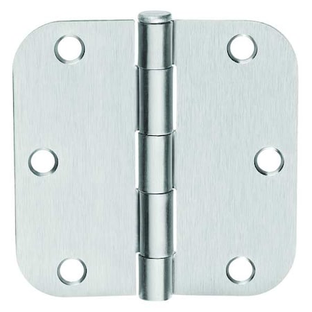 Door and Butt Hinge, Steel, Full Mortise Mounting, 1 1/4 in Leaf W x 3 1/2 in Leaf H MPN:3½x3½ 1458 26D