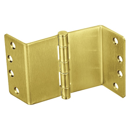 Swing Clear Hinge, Steel, Flush Mounting, 1 1/4 in Leaf W x 4 in Leaf H, Satin Brass MPN:4 T2895 US4 1/4RC NL