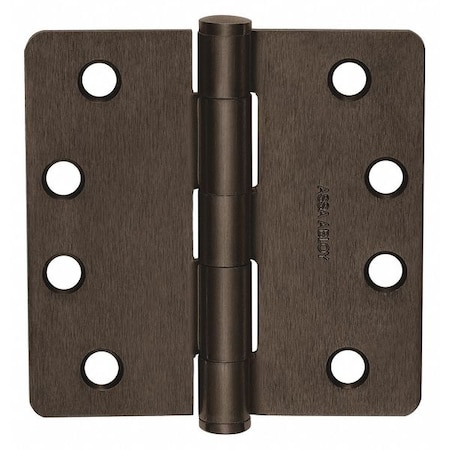 Butt Hinge, Steel, Flush Mounting, 1 11/16 in Leaf W x 4 in Leaf H, Oil Rubbed Bronze MPN:69829