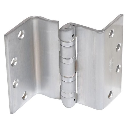 Butt Hinge, Steel, Swing Clear Mounting, 2 3/16 in Leaf W x 5 in Leaf H, Satin Chromium MPN:HT4A3795 (NRP) 26D 5