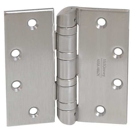 Door and Butt Hinge, Steel, Full Mortise Mounting, Not Applicable Leaf W x 8 in Leaf H, Dull Chrome MPN:HT6A3786 HOSPITAL TIPS