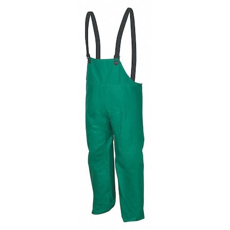 Dom .42MM- Pvc/Nylon- Bib Overall- No Fly- Green MPN:388BFX3