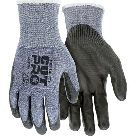MCR Safety Cut Pro Gloves PU Coated Palm/Fingers Cut A6 Abrasion 4 Puncture 4 1 Pair XL 92793PUXL