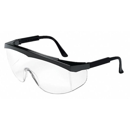 Stratos Black Frame Clear Lens Safety Glass MPN:SS110