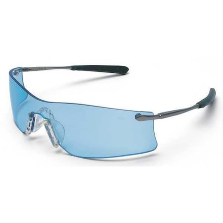 Rubicon Metal Temple Safety Glasses Lt Blue Af L MPN:T4113AF