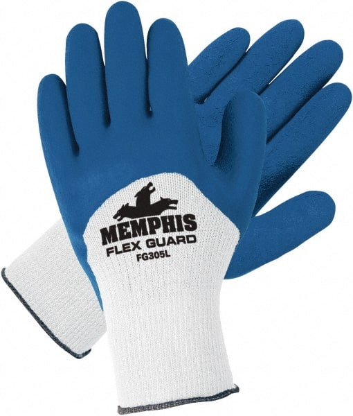 General Purpose Work Gloves: Small, Latex Coated, Latex MPN:FG305S