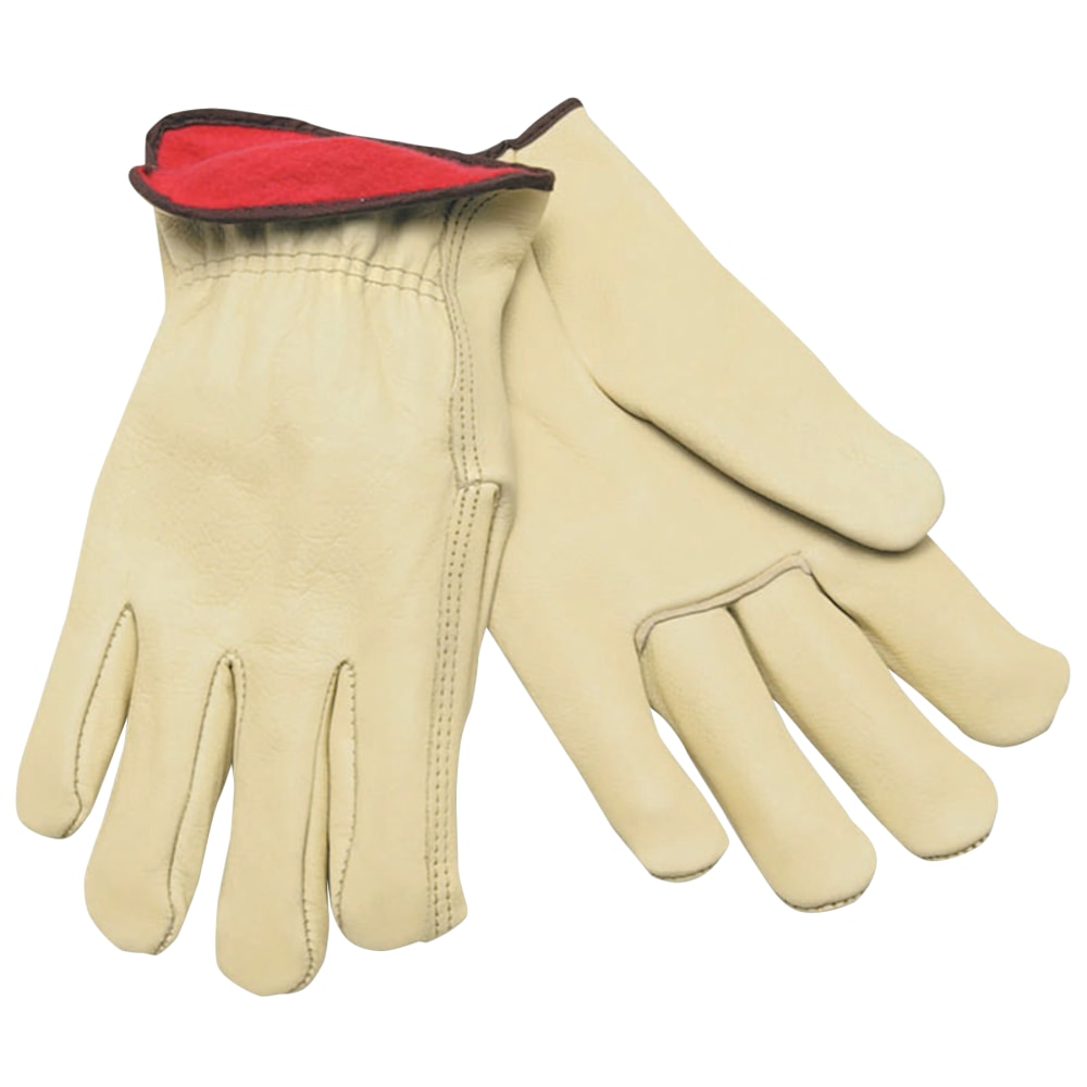 Memphis Glove Cowhide Fleece Lined Drivers Gloves, Medium, Pack Of 12 Pairs MPN:3250M