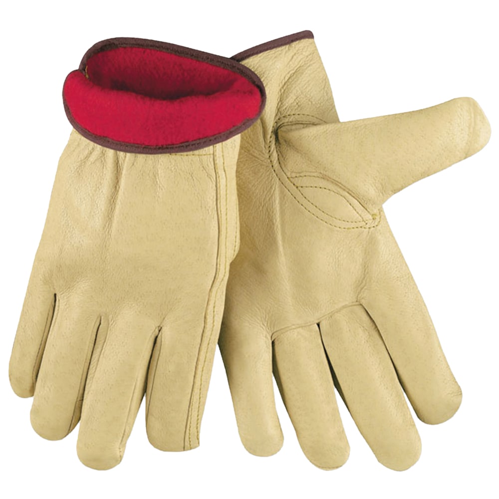Memphis Glove Insulated Premium-Grain Pigskin Leather Drivers Gloves, X-Large, Pack Of 12 MPN:3450XL