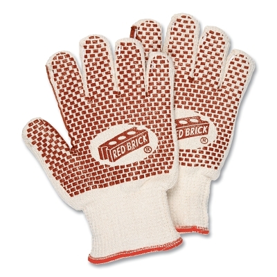 Red Brick Terry Glove Nitrile Blocks Sm MPN:VP9462K