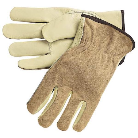 X-Large DRIV.GLOVE REG.GRADE w/Split LEATH. Back MPN:3205XL