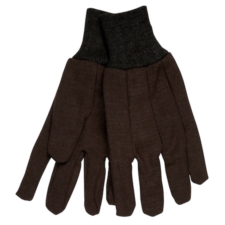 Brown Jersey Clute Pattern Knit Wrist MPN:7100