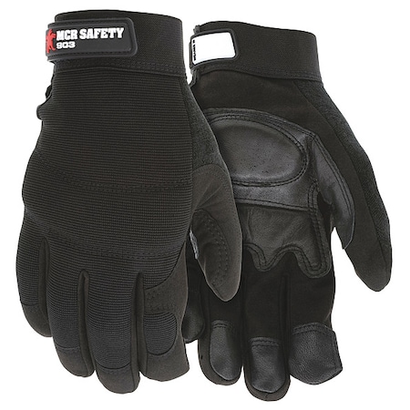 Small Fasguard Glove Amara Leather Palm Blk Grai MPN:903S