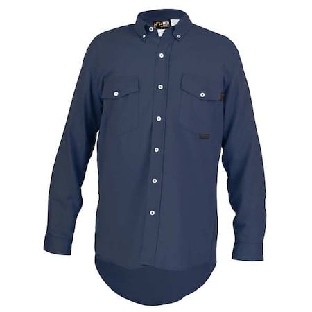 Fr Long Sleeve Work Shirt Navy X4T MPN:S1NX4T