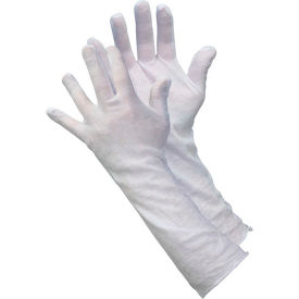 Cotton Inspectors Gloves Memphis Glove 8614C White Large 12 Pairs 8614C