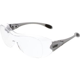 MCR Safety OG110AF Law® Over the Glasses Safety Glasses Clear Anti-Fog Lens OG110AF