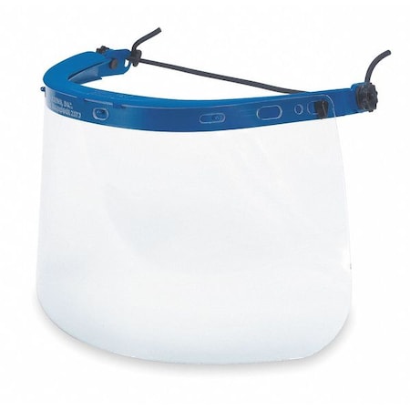 FaceShieldBracket, Blue, Nylon, SingleCrown MPN:101