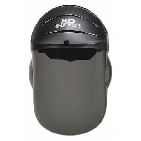 Xo Skeleton Ratchet Headgear Grey Lens, Gray Visor, Polycarbonate, Duramass Hard Coat Lens MPN:105
