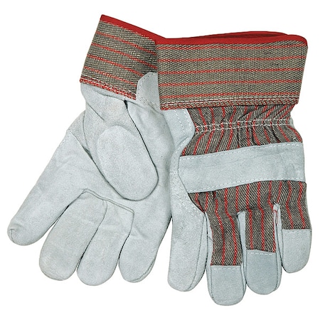 Cold Protection Gloves, Cowhide Palm, Safety Cuff, Gray, 12 PK MPN:1205L