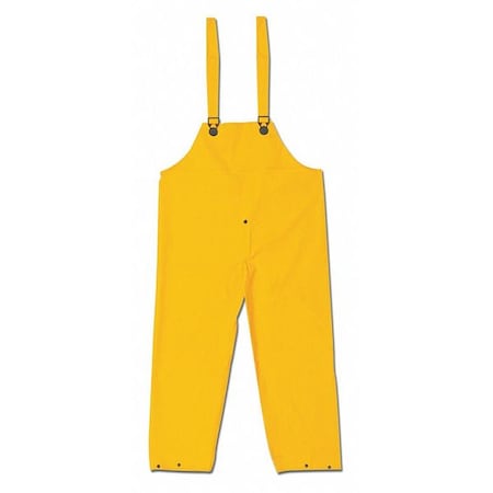 Classic 0.35mm PVCPoly Bib Overall W, 6XL, PVC/Polyester, 34-1/2
