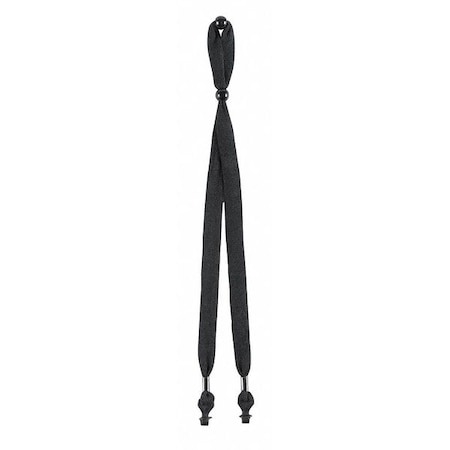 Eyewear Cord, Black, 30 in Length, Loop Attachment MPN:215