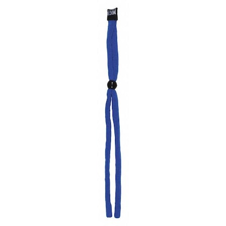 Eyewear Retainer, Blue, 28 in Length, Acrylic, Slip-On Attachment MPN:220BL