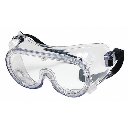 Safety Goggles, Clear Lens, UV-AF Anti-Fog, Indirect Vented, Rubber Strap, Dielectric, 22 Series MPN:2235RB