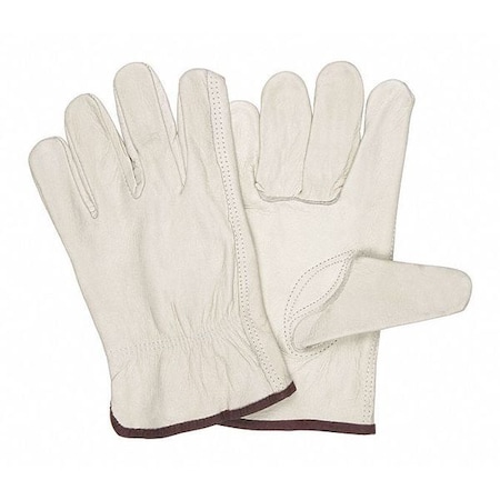 Leather Drivers Gloves, Slip-On, Keystone Thumb, Gunn Cut, Beige, 2XL 12 PK MPN:3213XXL