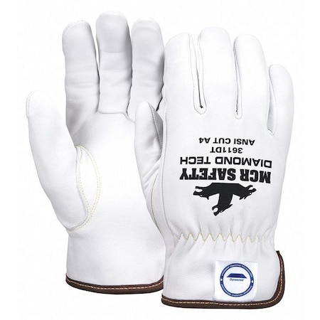 Cut Resistant Gloves, Cut Level A4, Uncoated, None, M 1 PR MPN:3611DTM