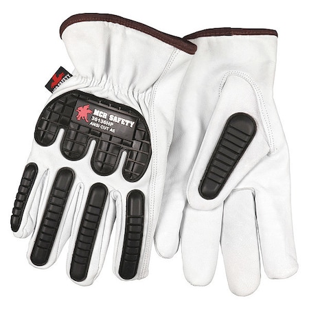 Leather Gloves, Cut Level A5, M 12 PK MPN:36136HPM