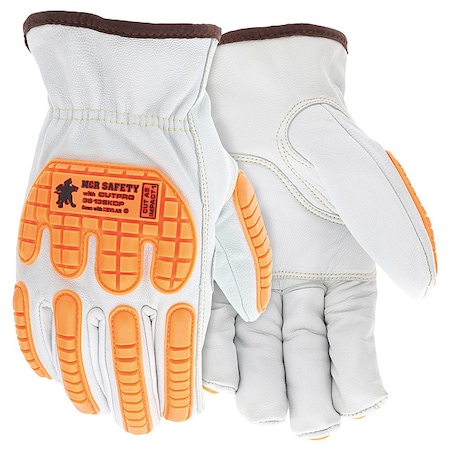Leather Gloves, Cut Level A5, M 12 PK MPN:36136KDPM