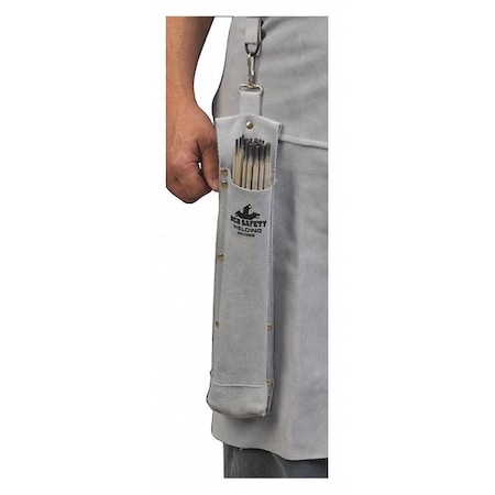 Rod Holder, Leather, 0.390 LB, Gray MPN:38525MW