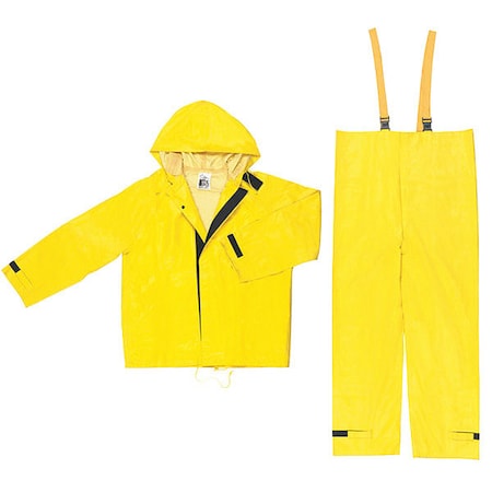 Hydroblast .28Mm Pvc Nylon Pvc Suit, 2XL, PVC/Nylon, Yellow, 2XL MPN:3902X2