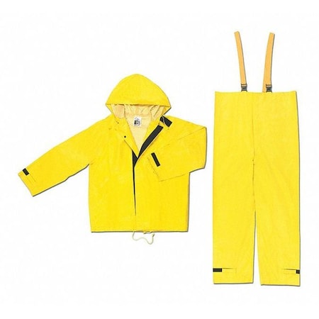 Hydroblast .28Mm Pvc Nylon Pvc Suit, 4XL, PVC/Nylon, Yellow, 4Xl MPN:3902X4