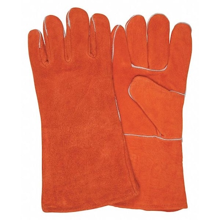 Welding Gloves, Wing Thumb, Cowhide, XL, 12 PK MPN:4300B