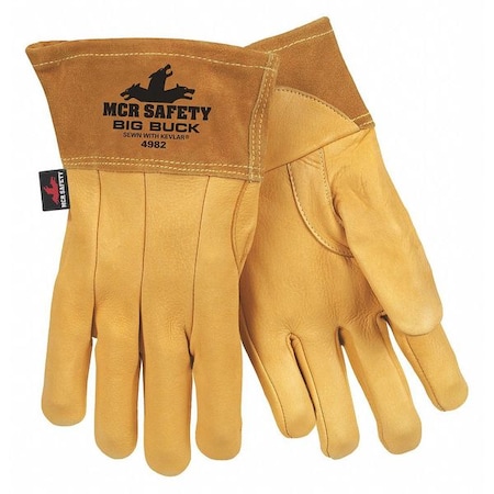 Welding Gloves, Deerskin, XL, 12 PK MPN:4982XL
