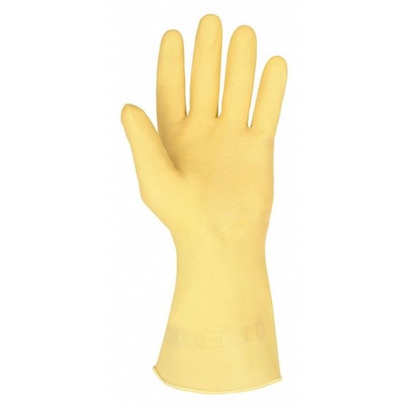 5110 Chemical Resistant Gloves, Natural Rubber Latex, 12 in L, 18 mil, Amber, XL, 1 PR MPN:5110XL