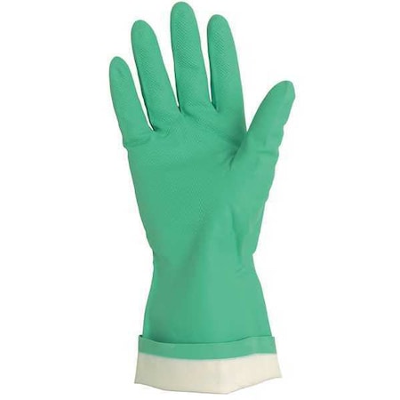 Chemical Resistant Gloves, Nitrile, 13 in L, 15 mil, Green, XL, 1 PR MPN:5320E