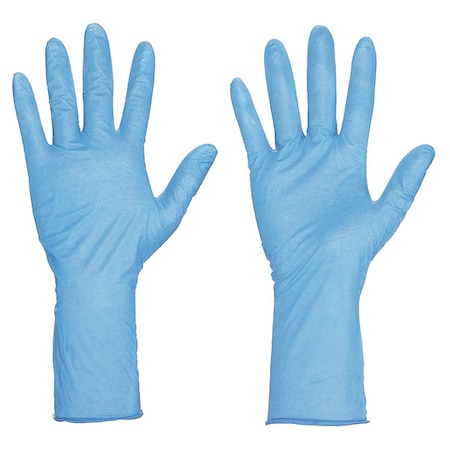 Nitri-Med 6012, Disposable Gloves, 6 mil Palm, Nitrile, Powder-Free, M, 1000 PK, Blue MPN:6012M