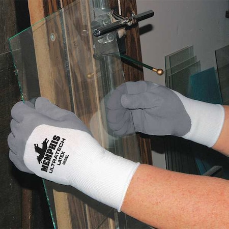 Chemical Resistant Gloves, PVC, 14 in L, 45 mil, Black, L, 12 PK MPN:6524S
