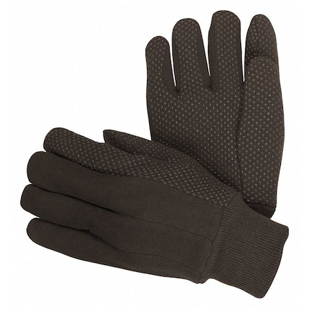 Knit Gloves, Back: Brown, Large, 12 PK MPN:7800