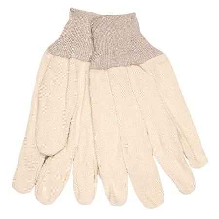 Knit Gloves, Canvas, None Uncoated, Beige, L, 12 PK MPN:8300C